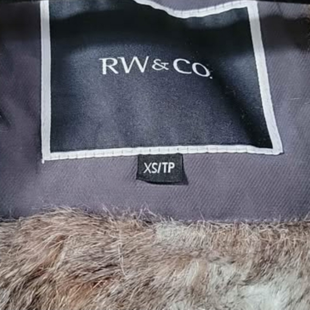 RW & CO. Faux Fur Parka, EUC - Picture 7 of 8